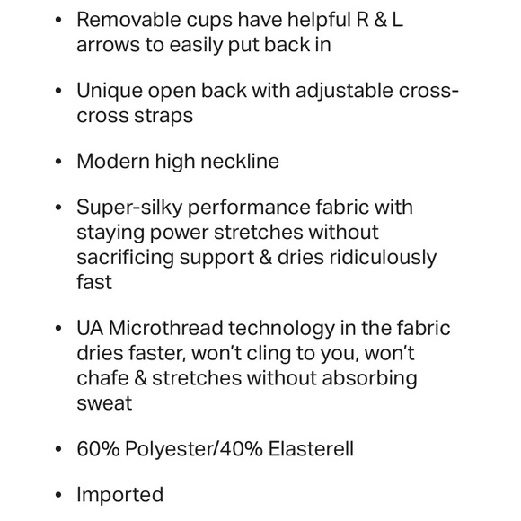 NWT Under Armour Balance Mesh strappy sports bra - Picture 8 of 8